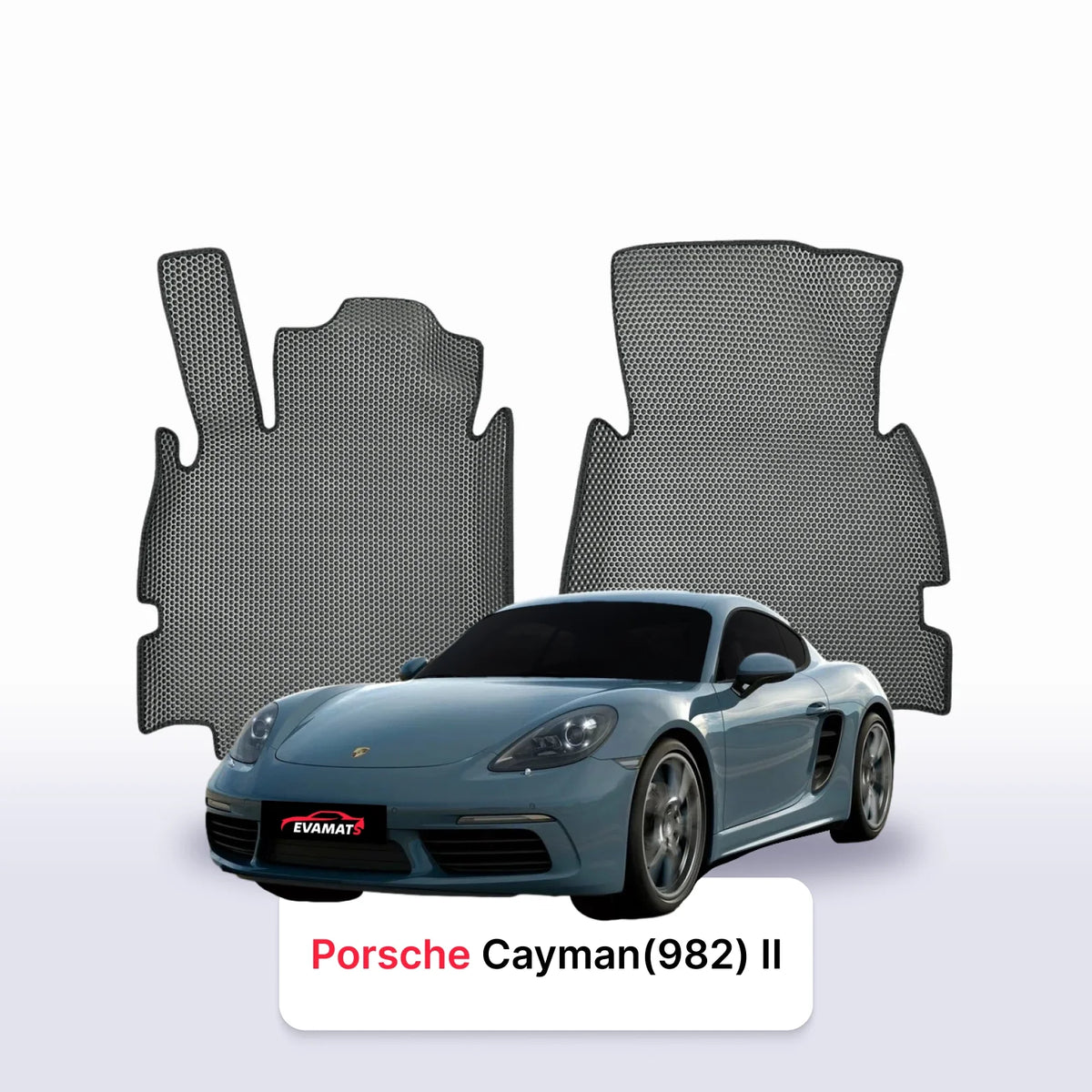 Tappetini 3D EVA per Porsche Cayman 718 (981/982) 2 gen 2012-2025 anni COUPÉ