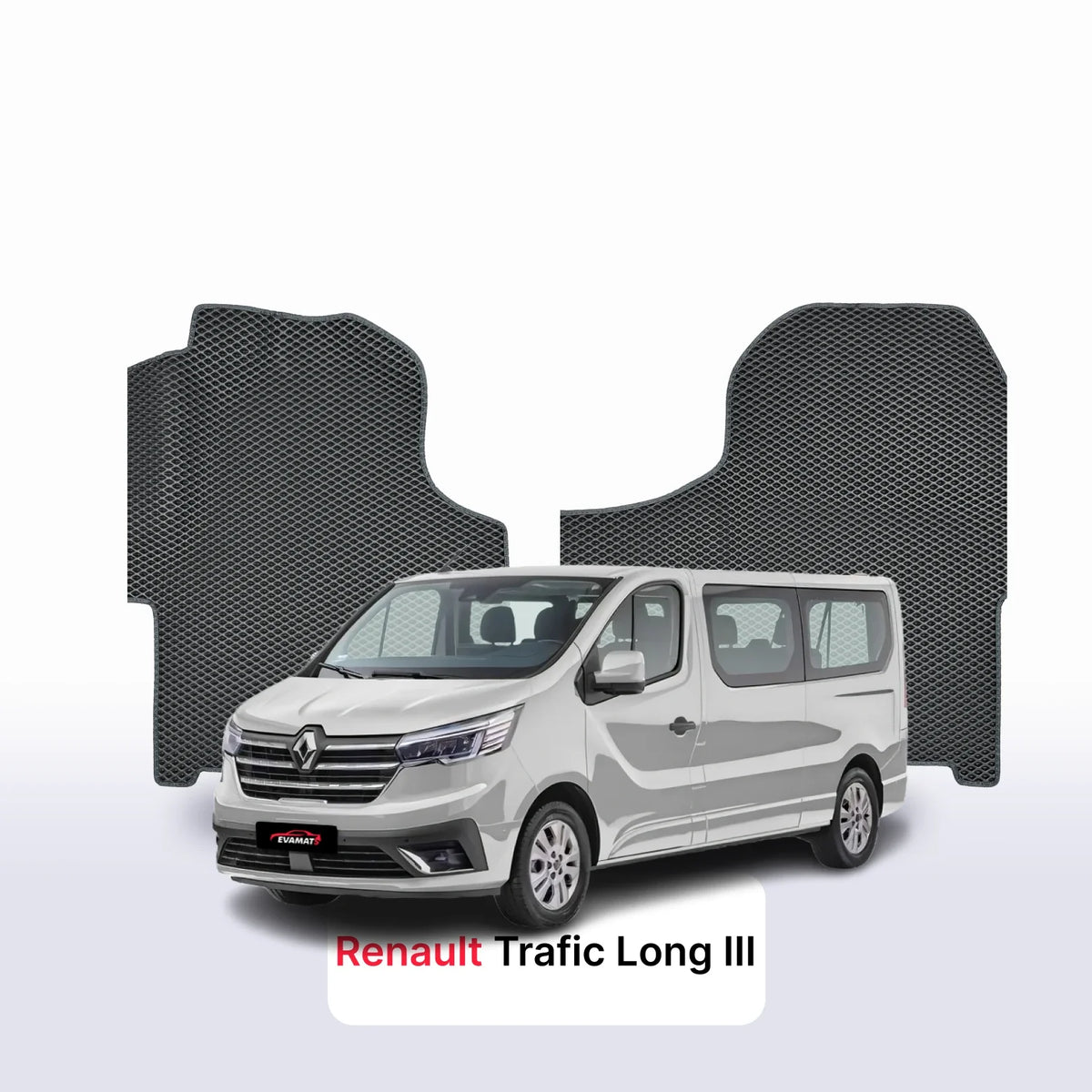 Tappetini 3D EVA per Renault Trafic Long 3 gen 2020-2028 anni MINIBUS