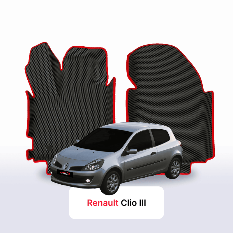 Tappetini 3D EVA per Renault Clio 3 gen 2005-2014 anni HATCHBACK 3 porte