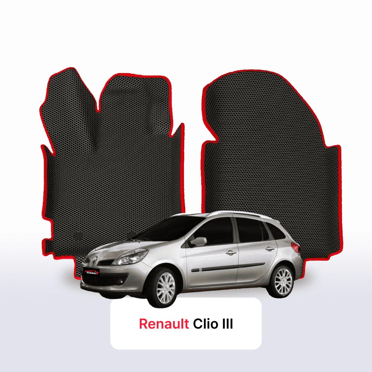 Tappetini 3D EVA per Renault Clio 3 gen 2005-2014 anni STATION WAGON