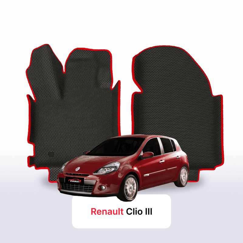 Tappetini 3D EVA per Renault Clio 3 gen 2005-2014 anni HATCHBACK 5 porte