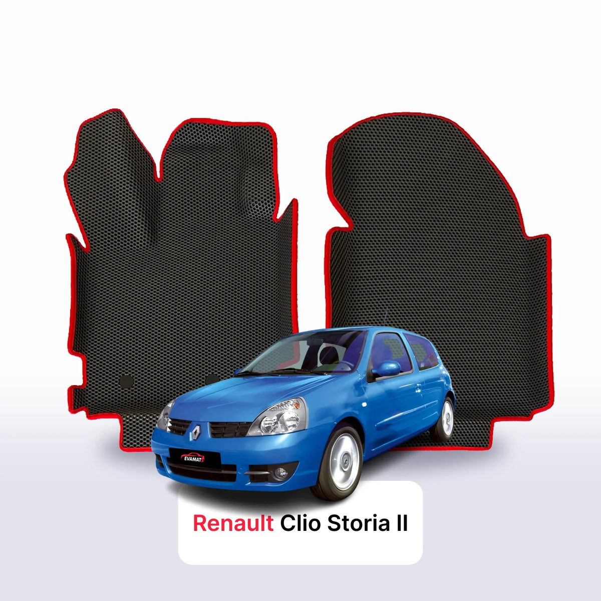 Tappetini 3D EVA per Renault Clio Storia 2 gen 1998-2012 anni HATCHBACK 3 porte