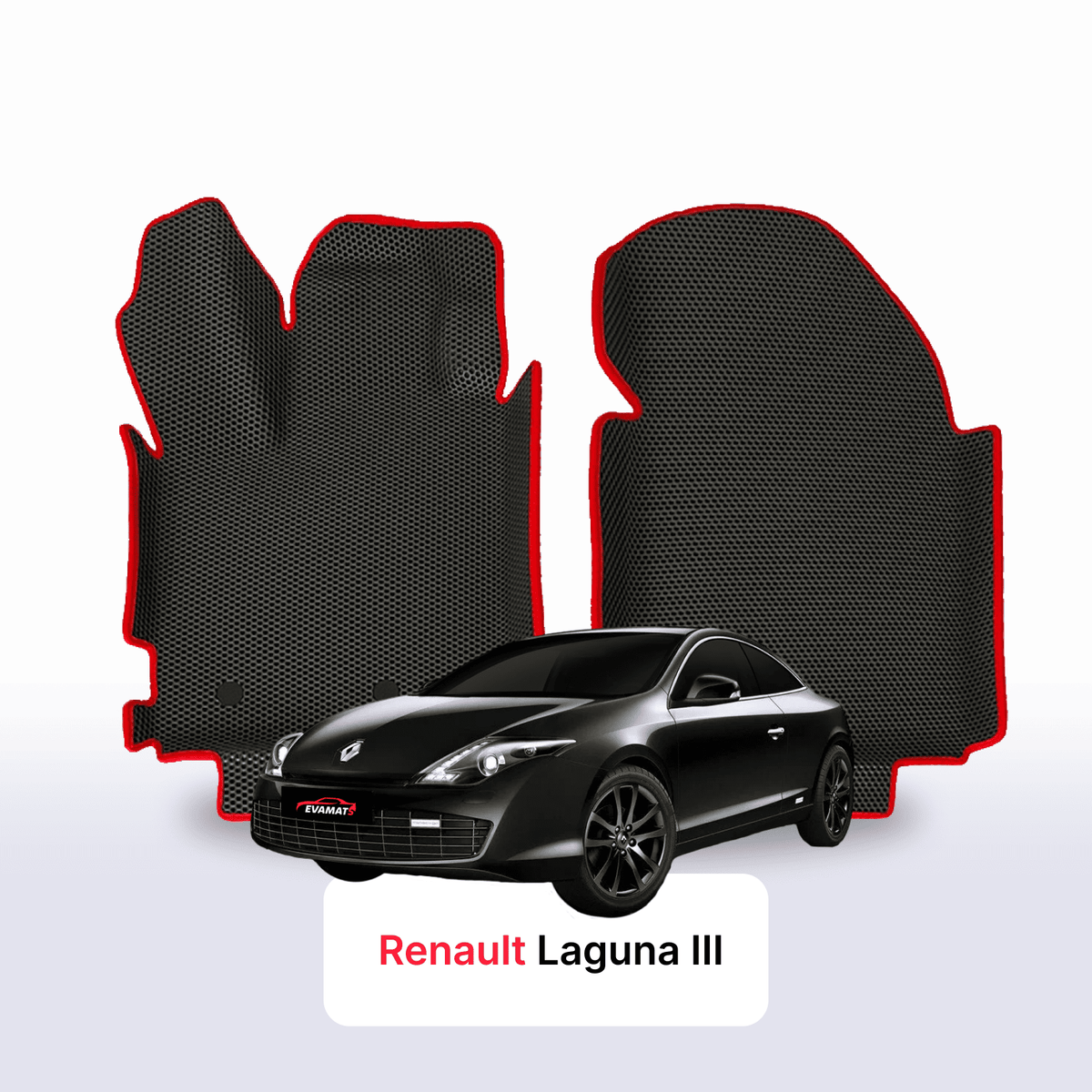 Tappetini 3D EVA per Renault Laguna 3 gen 2007-2015 anni COUPÉ