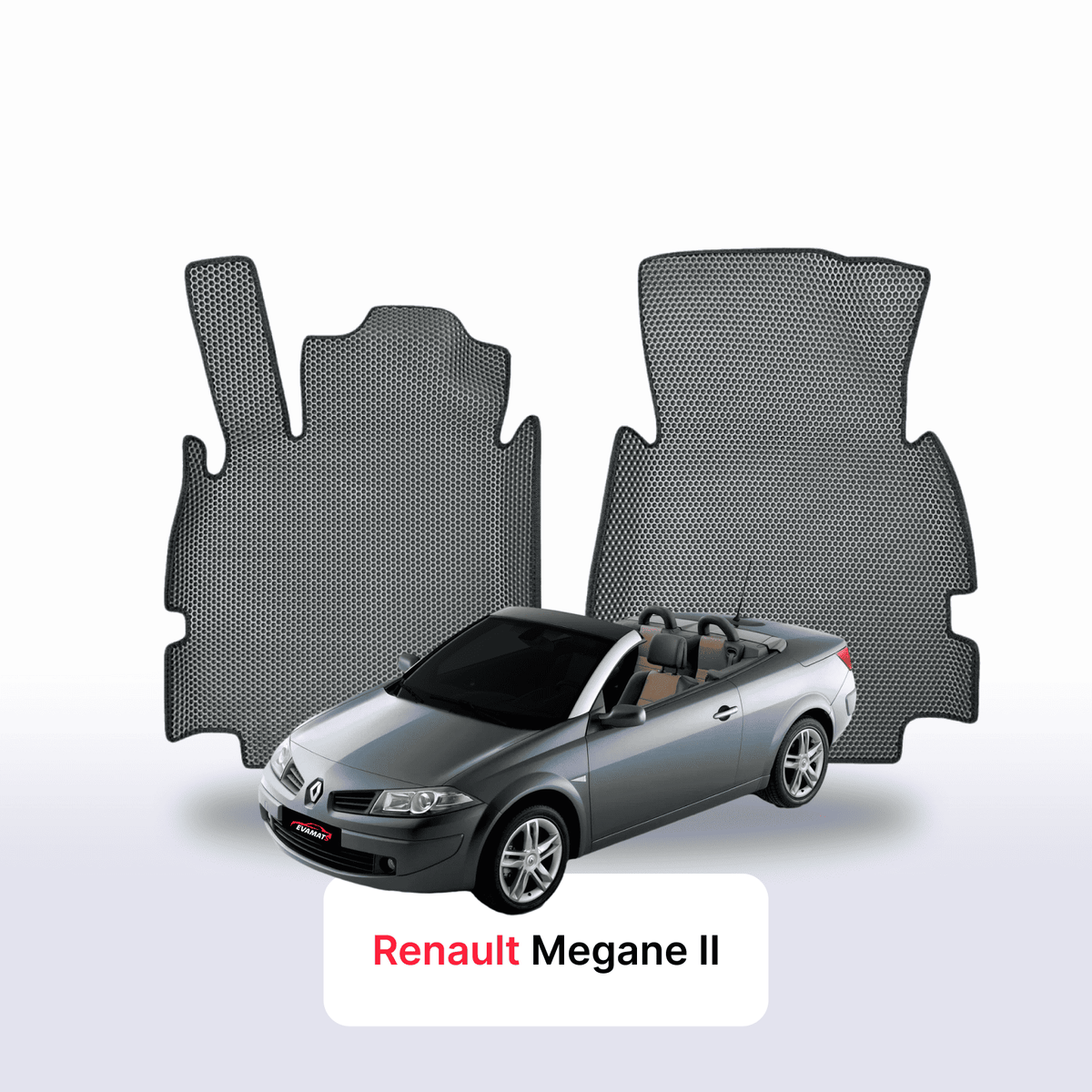 Tappetini 3D EVA per Renault Megane 2 gen 2002-2009 anni CABRIO