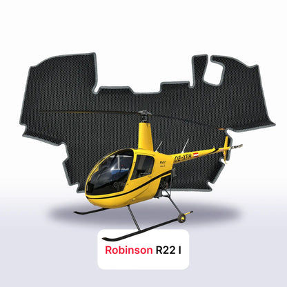 Tappetini 3D EVA per Robinson R22 1 gen 1979-2028 anni ELICOTTERO