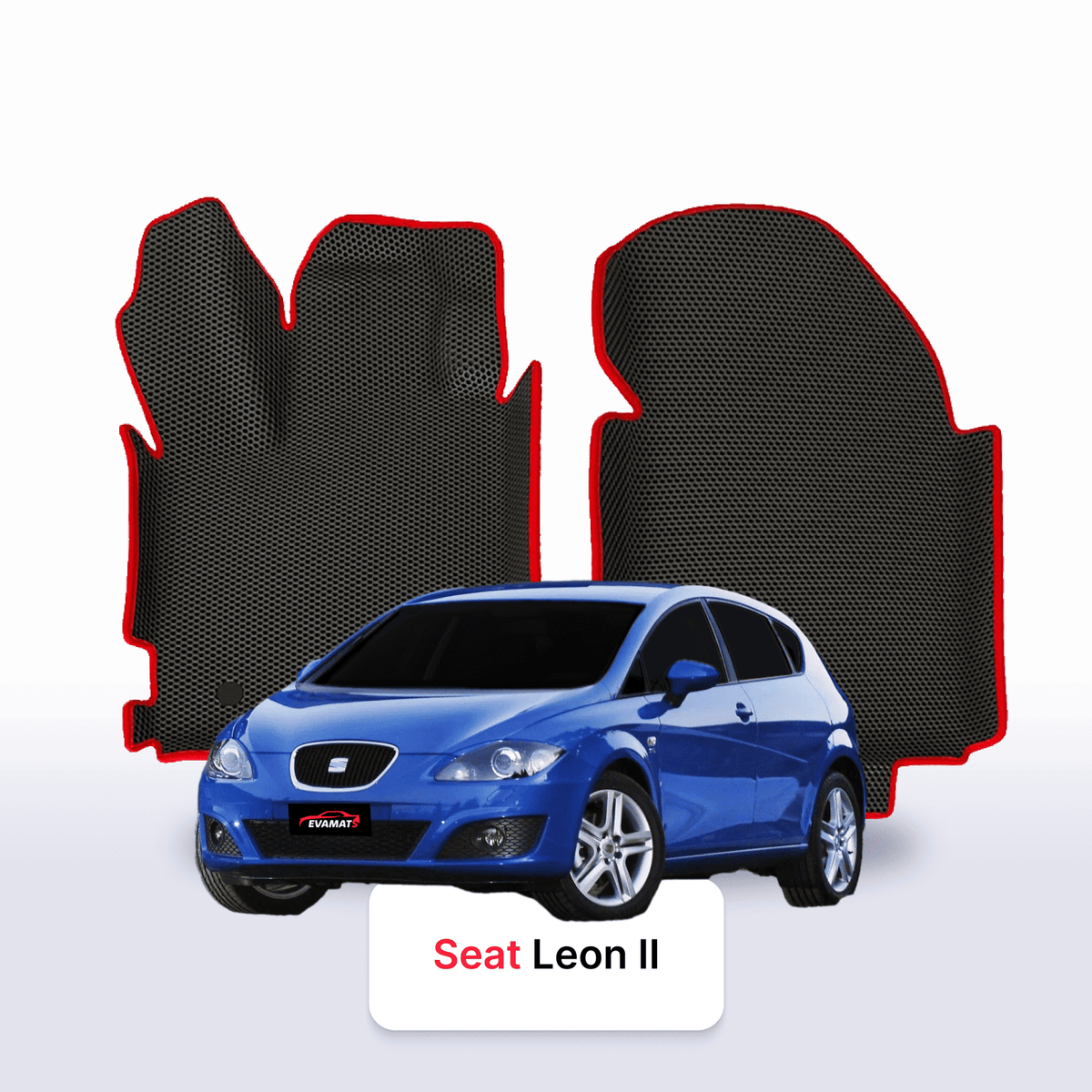 Tappetini 3D EVA per SEAT Leon 2 gen 2005-2012 anni HATCHBACK 5 porte