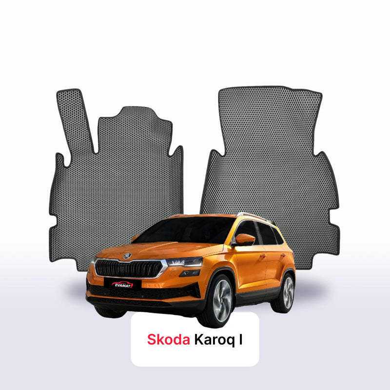 Tappetini 3D EVA per Skoda Karoq 1 gen 2017-2028 anni SUV