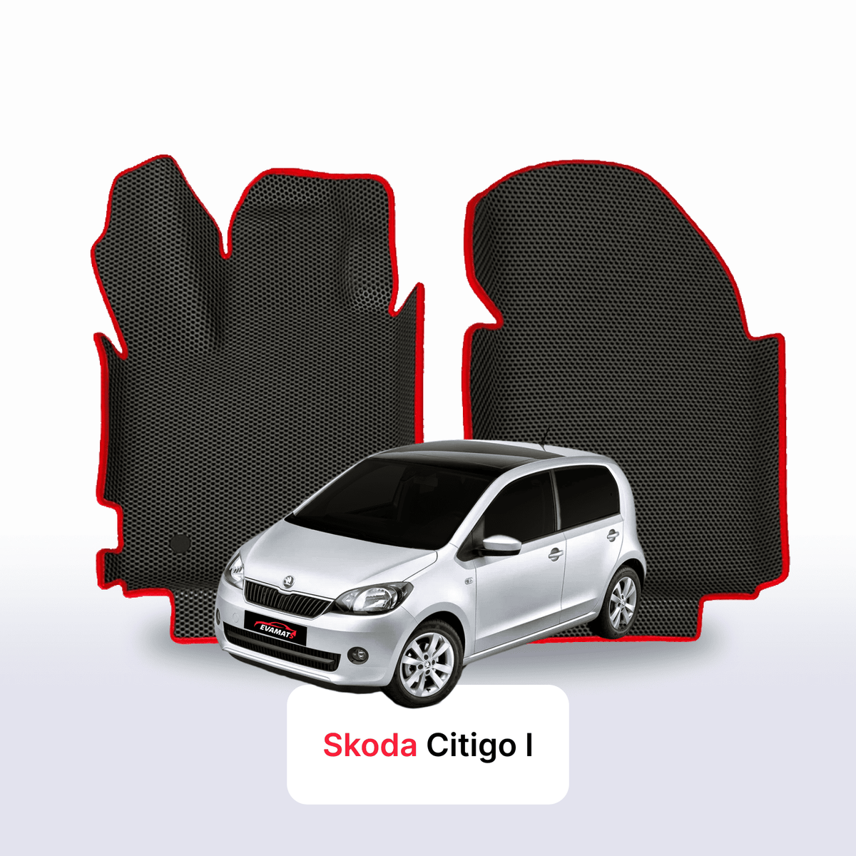 Tappetini 3D EVA per Skoda Citigo 1 gen 2011-2020 anni HATCHBACK 5 porte