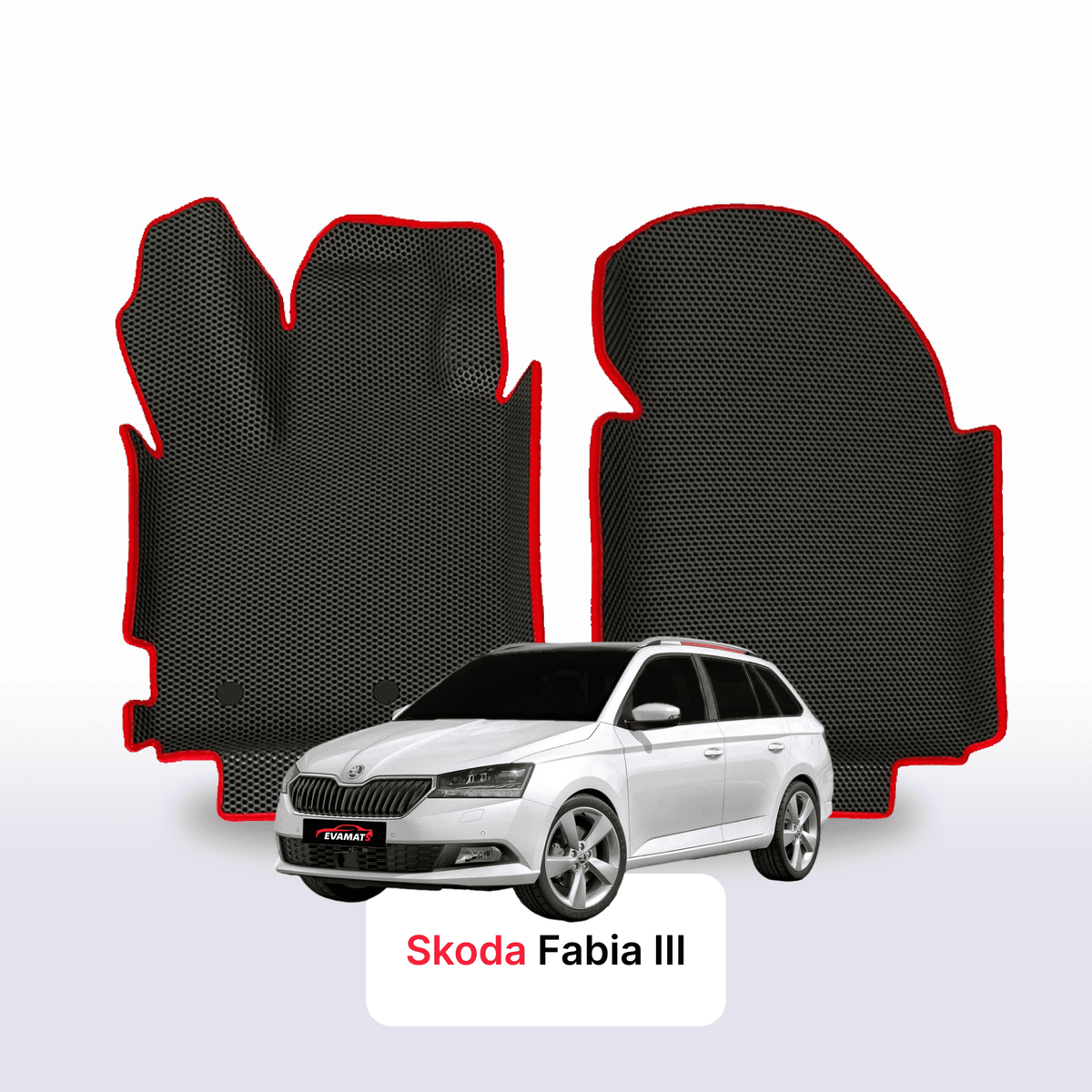 Tappetini 3D EVA per Skoda Fabia 3 gen 2014-2022 anni STATION WAGON