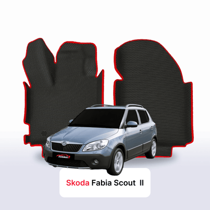 Tappetini 3D EVA per Skoda Fabia Scout 2 gen 2010-2014 anni HATCHBACK 5 porte