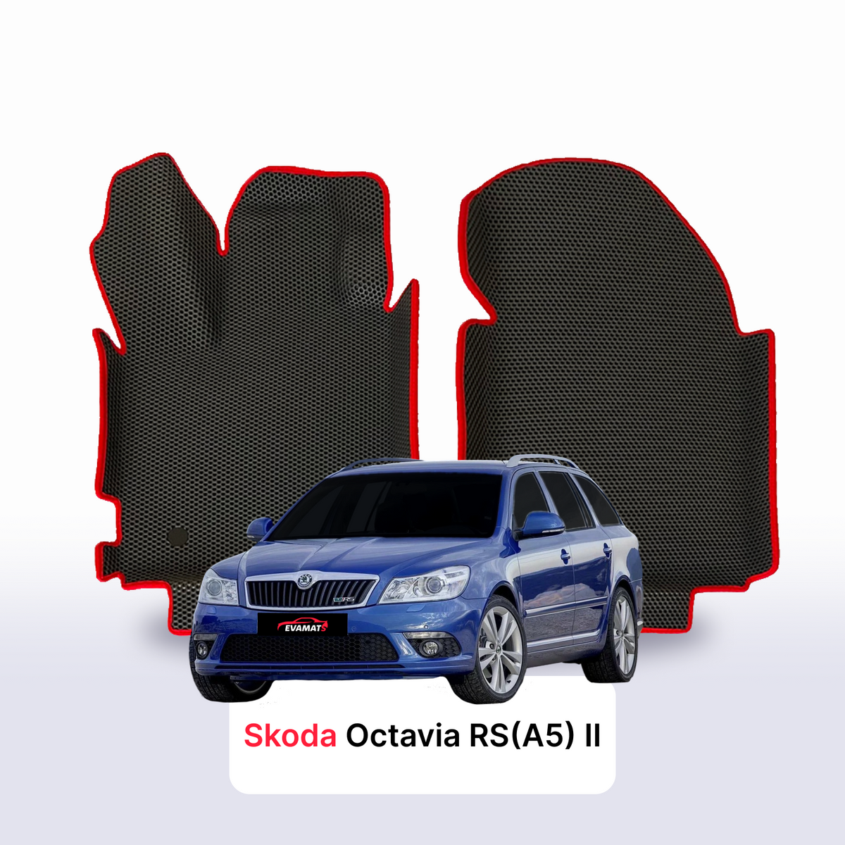 Tappetini 3D EVA per Skoda Octavia RS(A5) 2 gen 2005-2013 anni STATION WAGON