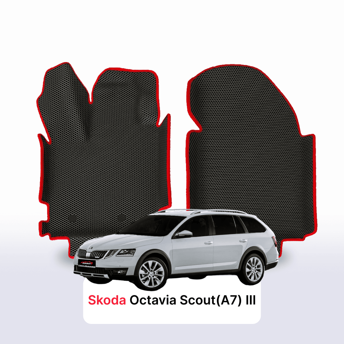 Tappetini 3D EVA per Skoda Octavia Scout(A7) 3 gen 2012-2020 anni STATION WAGON