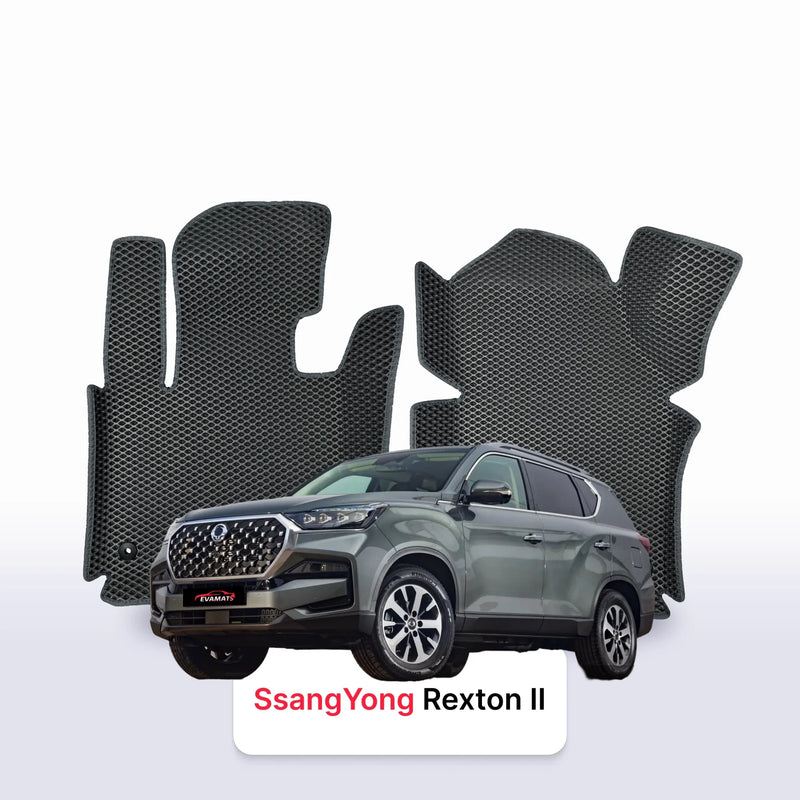 Tappetini 3D EVA per SsangYong Rexton 2 gen 2017-2028 anni SUV 5 porte