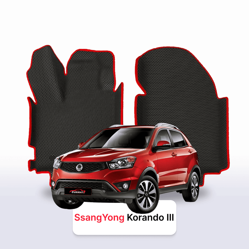 Tappetini 3D EVA per SsangYong Korando 3 gen 2010-2019 anni SUV 5 porte