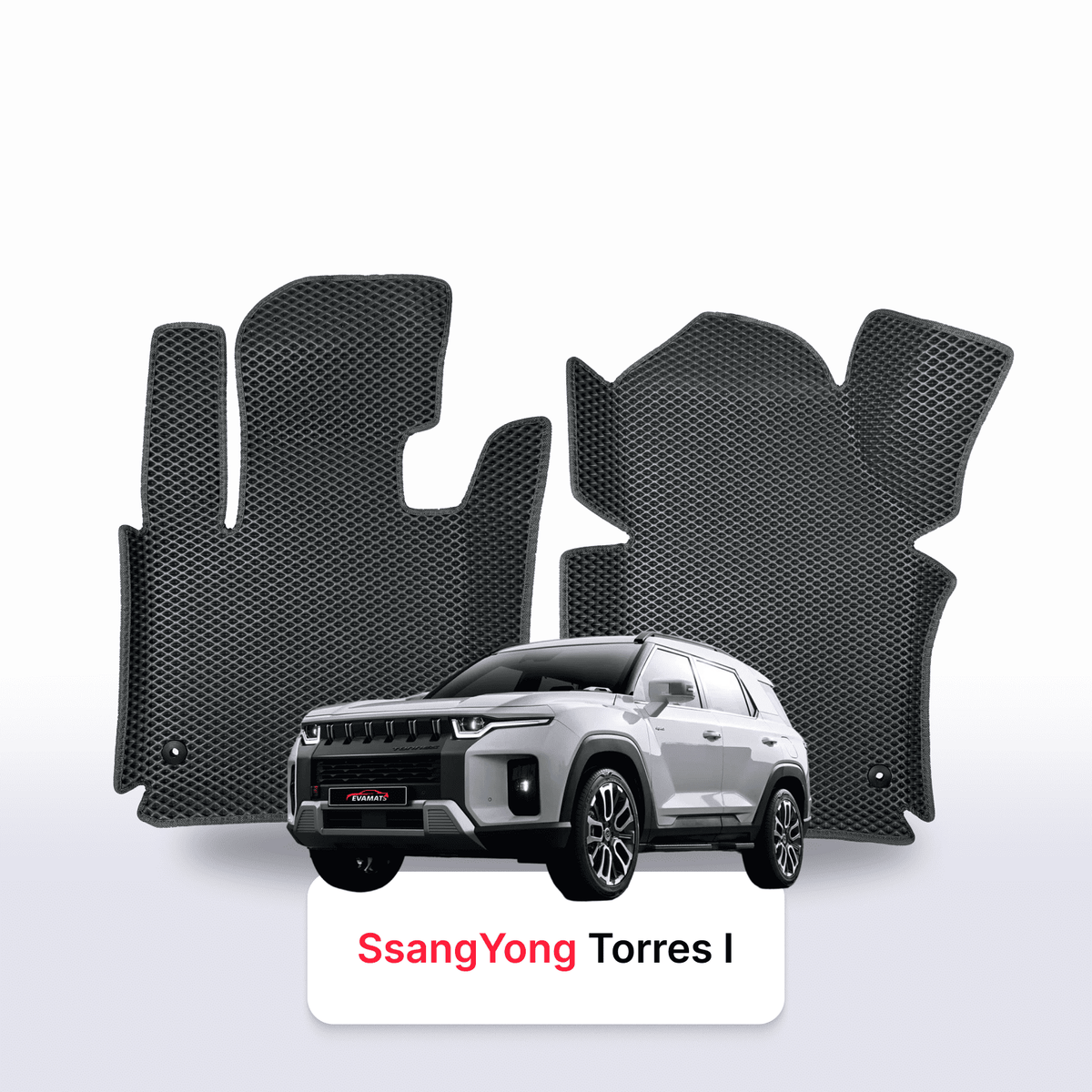 Tappetini 3D EVA per SsangYong Torres 1 gen 2022-2028 anni SUV