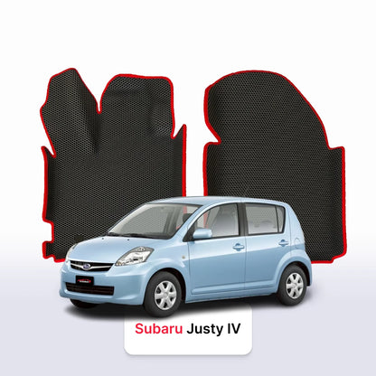 Tappetini 3D EVA per Subaru Justy 4 gen 2001-2008 anni HATCHBACK 5 porte