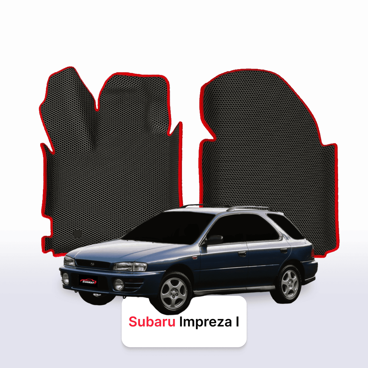 Tappetini 3D EVA per Subaru Impreza 1 gen 1992-2000 anni STATION WAGON