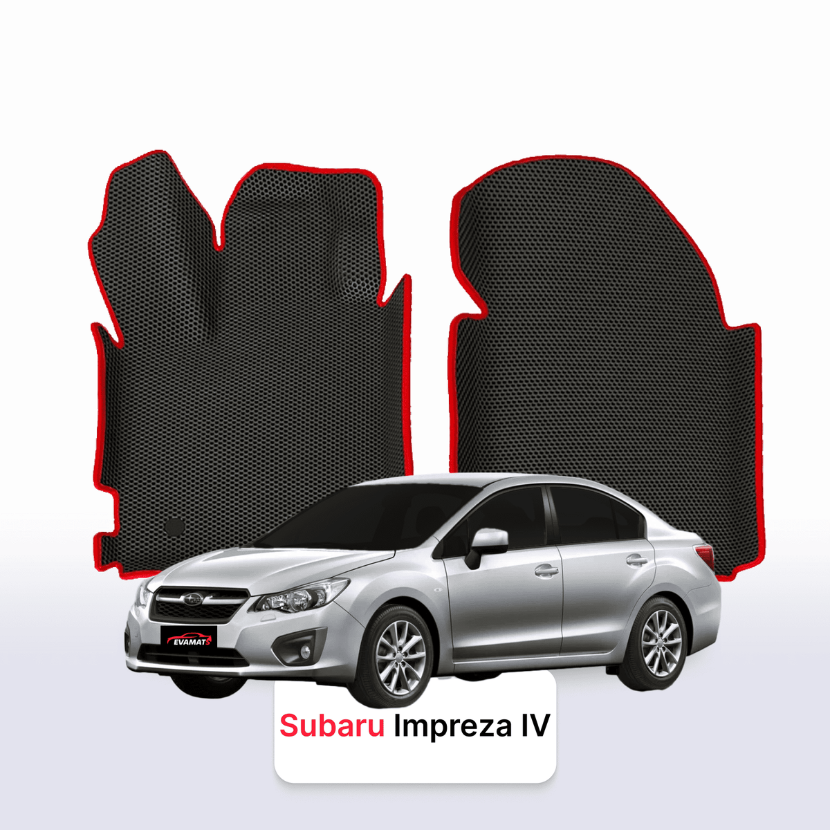 Tappetini 3D EVA per Subaru Impreza 4 gen 2011-2016 anni BERLINA