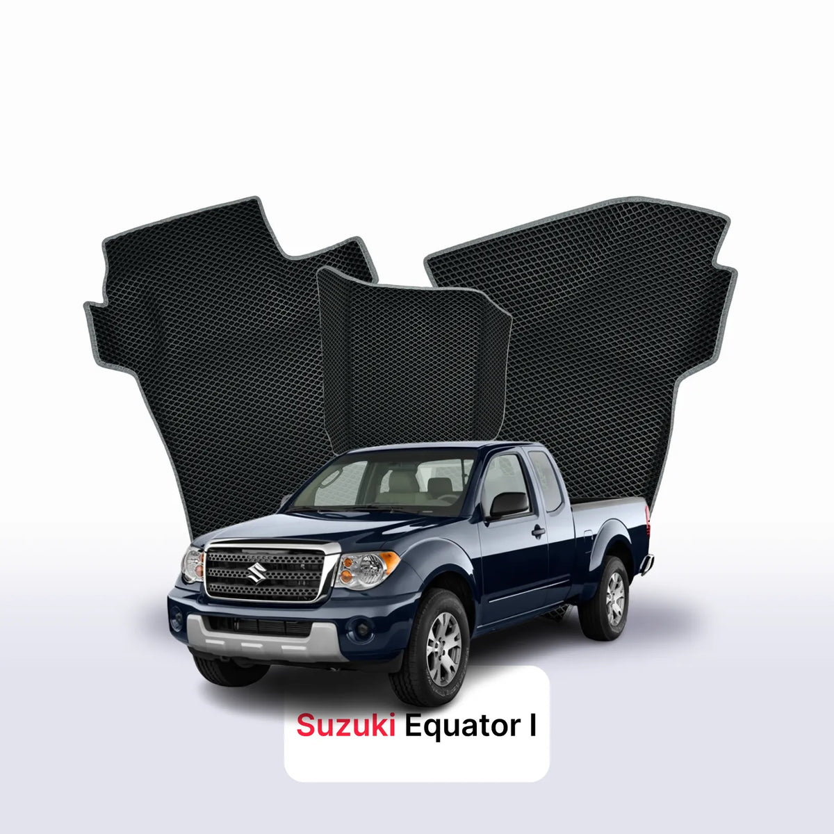Tappetini 3D EVA per Suzuki Equator 1 gen 2004-2015 anni PICK-UP CABINA SINGOLA