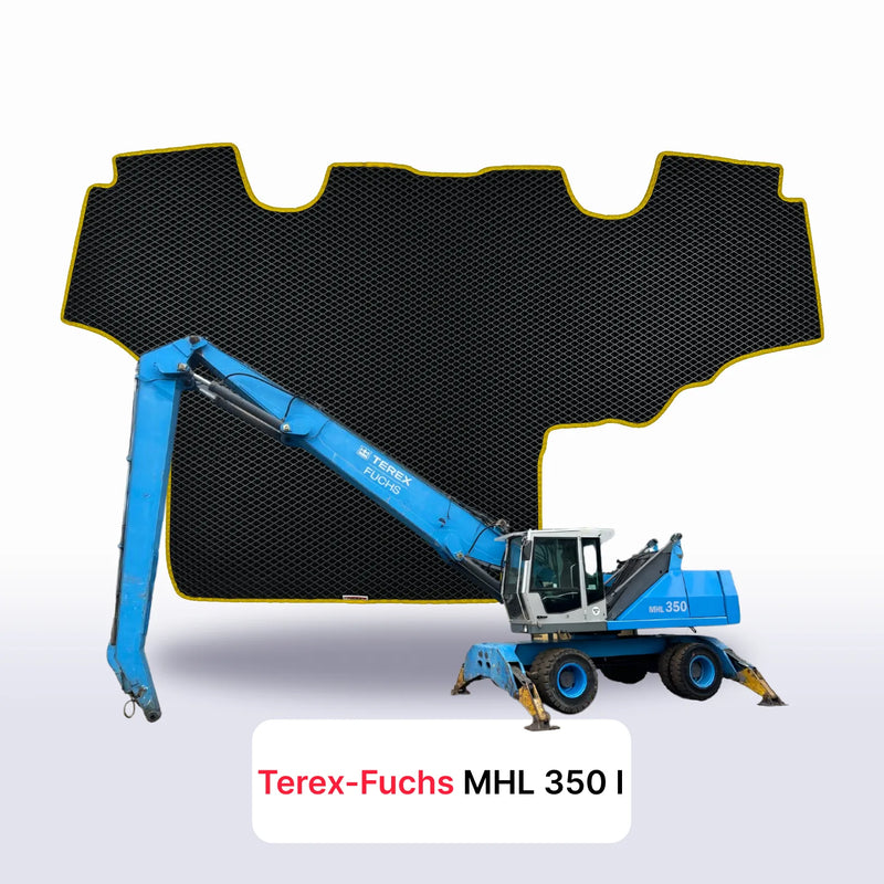 Tappetini 3D EVA per Terex-Fuchs MHL 350 1 gen 2007-2027 anni ESCAVATORE