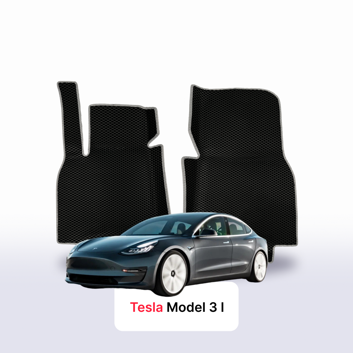 Tappetini 3D EVA per Tesla Model 3(Highland) 1 gen 2022-2028 anni BERLINA ELETTRICA