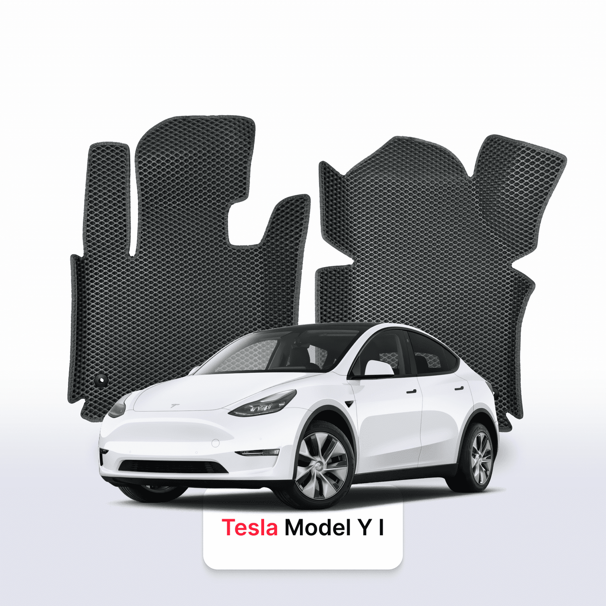 Tappetini 3D EVA per Tesla Model Y Long Range 1 gen 2015-2028 anni SUV 7 posti