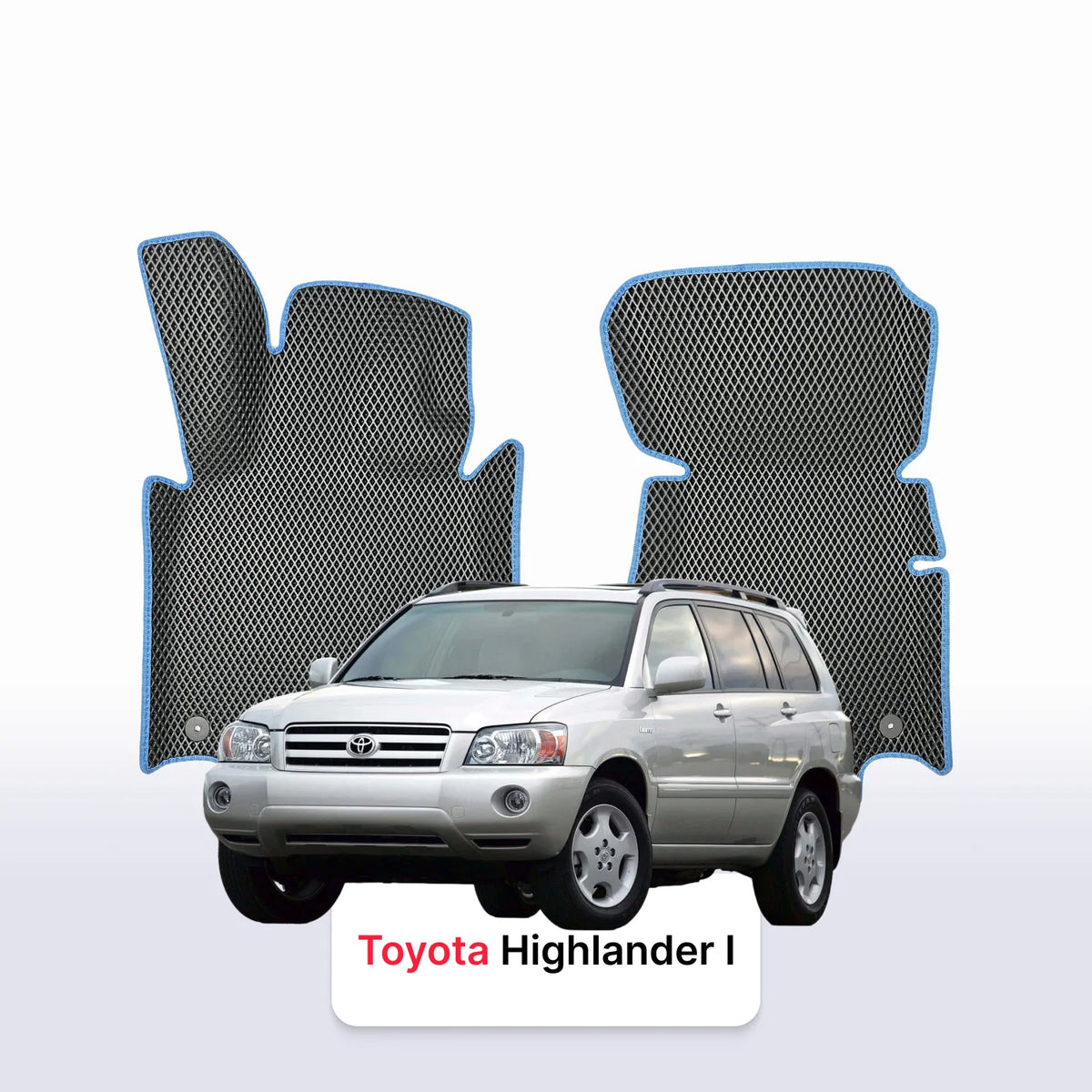 Tappetini 3D EVA per Toyota Highlander 1 gen 2001-2007 anni SUV 5 porte