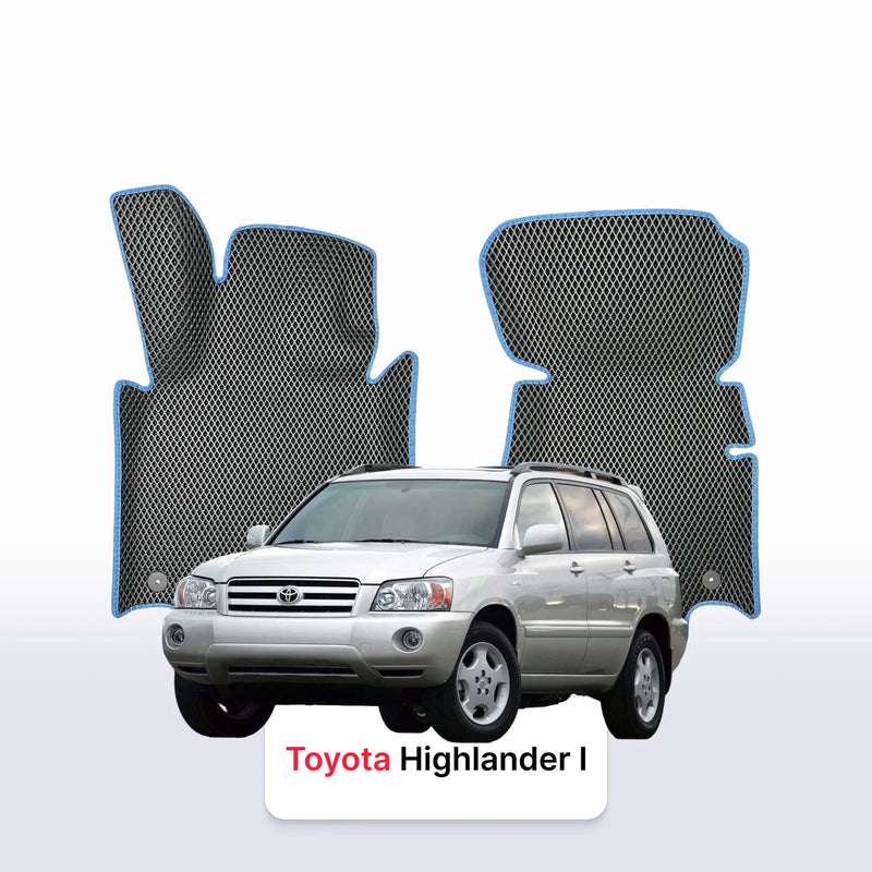 Tappetini 3D EVA per Toyota Highlander 1 gen 2001-2007 anni SUV 5 porte