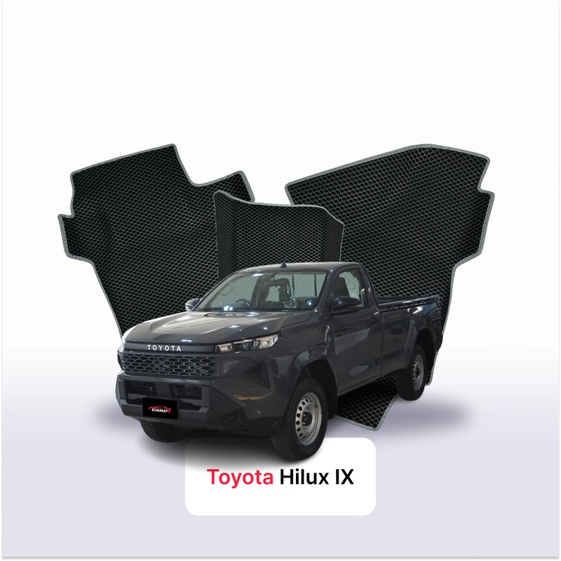 Tappetini 3D EVA per Toyota Hilux IX gen 2026-2030 anni PICK-UP CABINA SINGOLA