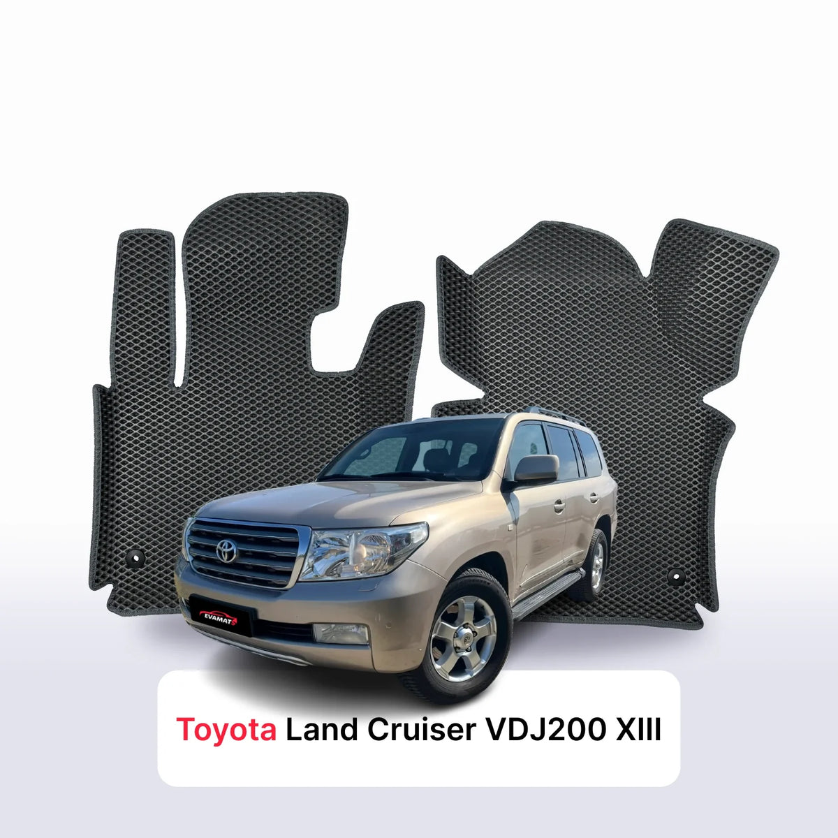 Tappetini 3D EVA per Toyota Land Cruiser VDJ200 13 gen 2007-2021 anni SUV 5 porte