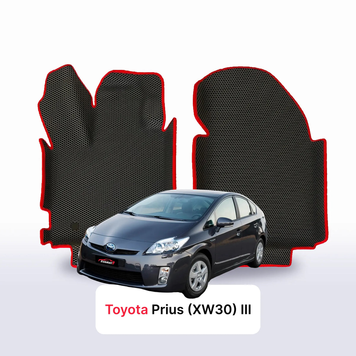 Tappetini 3D EVA per Toyota Prius XW30 3 gen 2009-2015 anni LIFTBACK