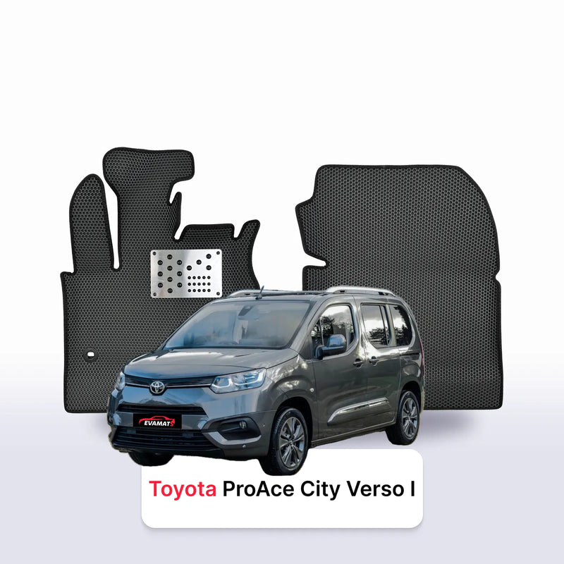 Tappetini 3D EVA per Toyota ProAce City Verso 2019-2028 anni MONOVOLUME