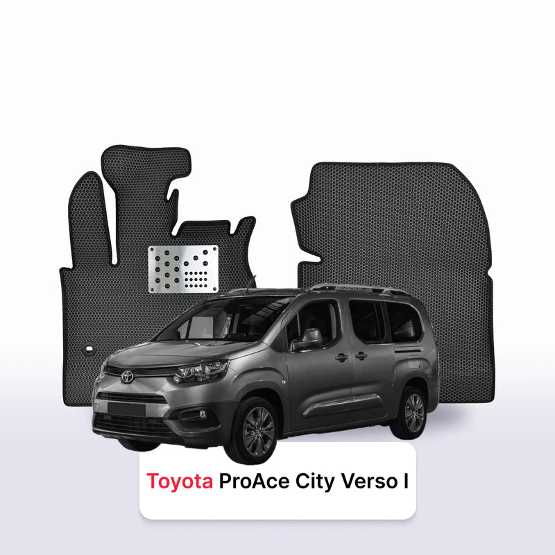 Tappetini 3D EVA per Toyota ProAce City Verso 2019-2028 anni MONOVOLUME LUNGA