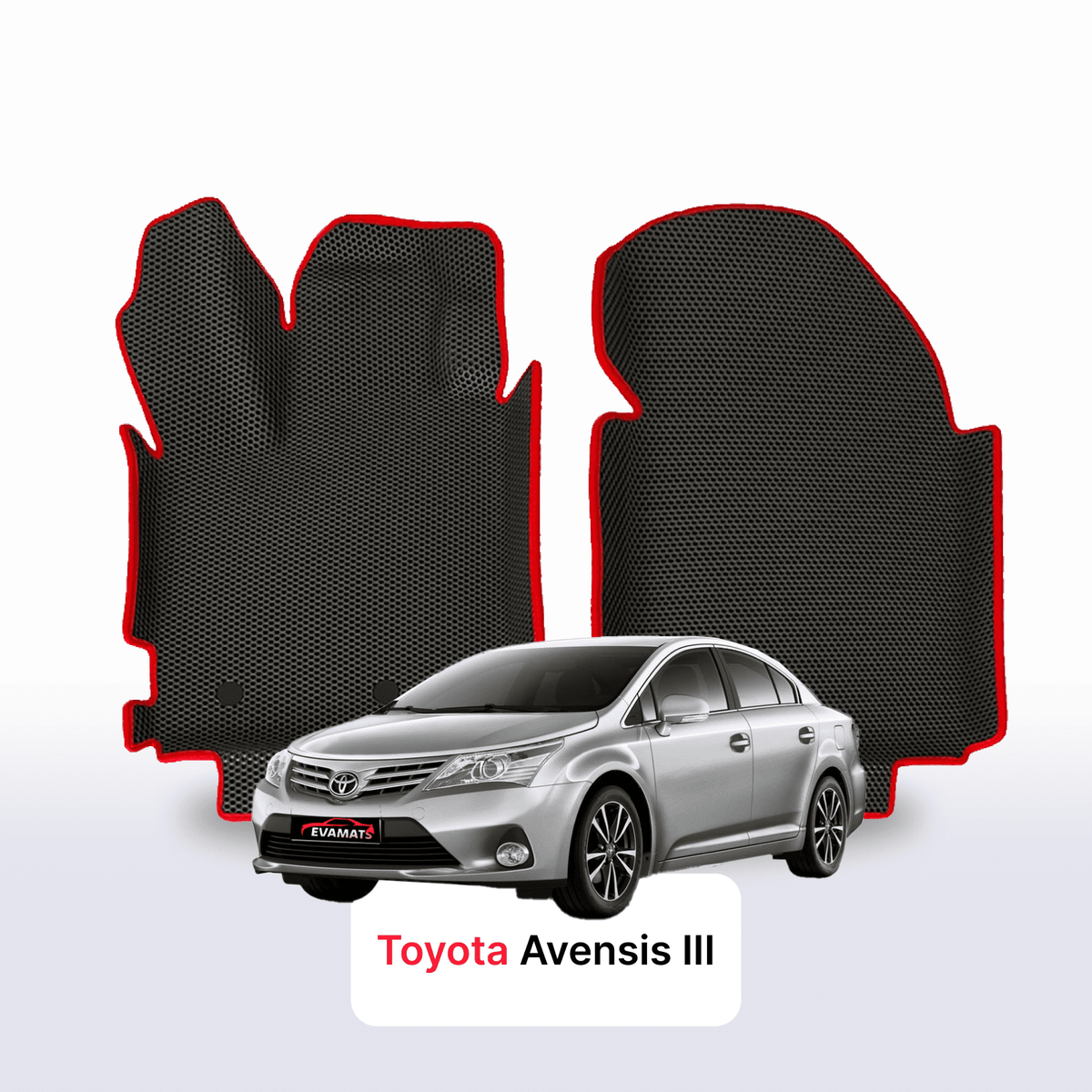 Tappetini 3D EVA per Toyota Avensis 3 gen pre-restyling 2009-2015 anni BERLINA