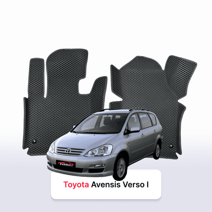 Tappetini 3D EVA per Toyota Avensis Verso 1 gen 2001-2009 anni MONOVOLUME