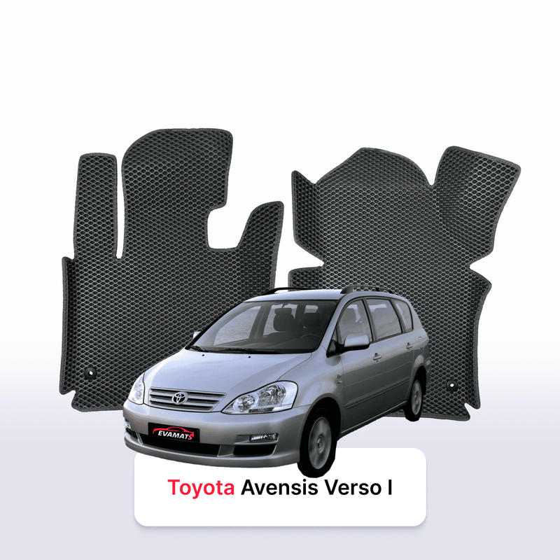 Tappetini 3D EVA per Toyota Avensis Verso 1 gen 2001-2009 anni MONOVOLUME