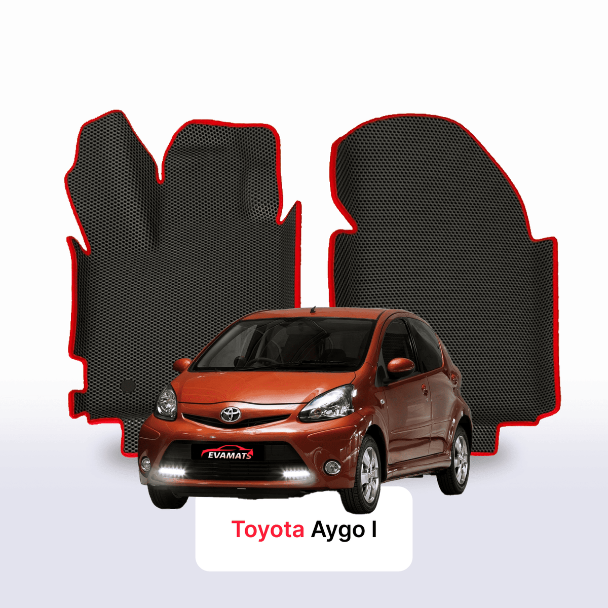 Tappetini 3D EVA per Toyota Aygo 1 gen 2005-2014 anni HATCHBACK 5 porte
