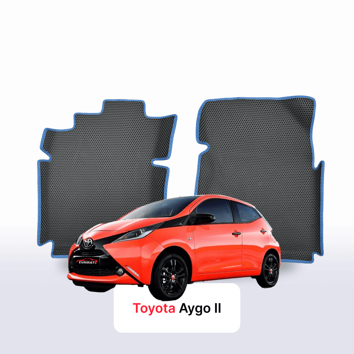Tappetini 3D EVA per Toyota Aygo 2 gen 2014-2023 anni HATCHBACK 5 porte