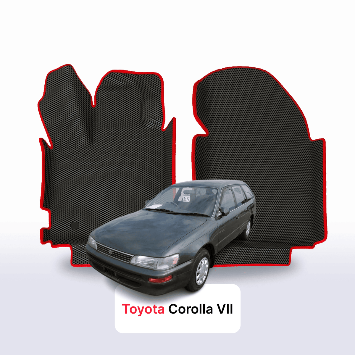 Tappetini 3D EVA per Toyota Corolla 7 gen 1992-1997 anni STATION WAGON