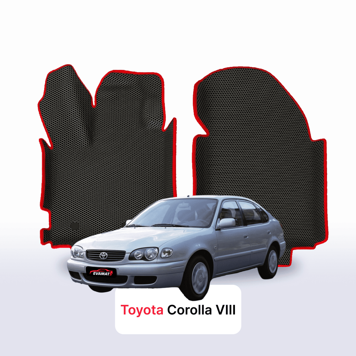 Tappetini 3D EVA per Toyota Corolla 8 gen 1997-2002 anni HATCHBACK 5 porte