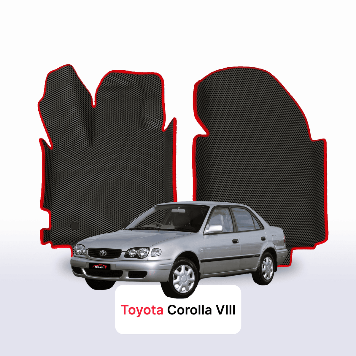 Tappetini 3D EVA per Toyota Corolla 8 gen 1997-2002 anni BERLINA