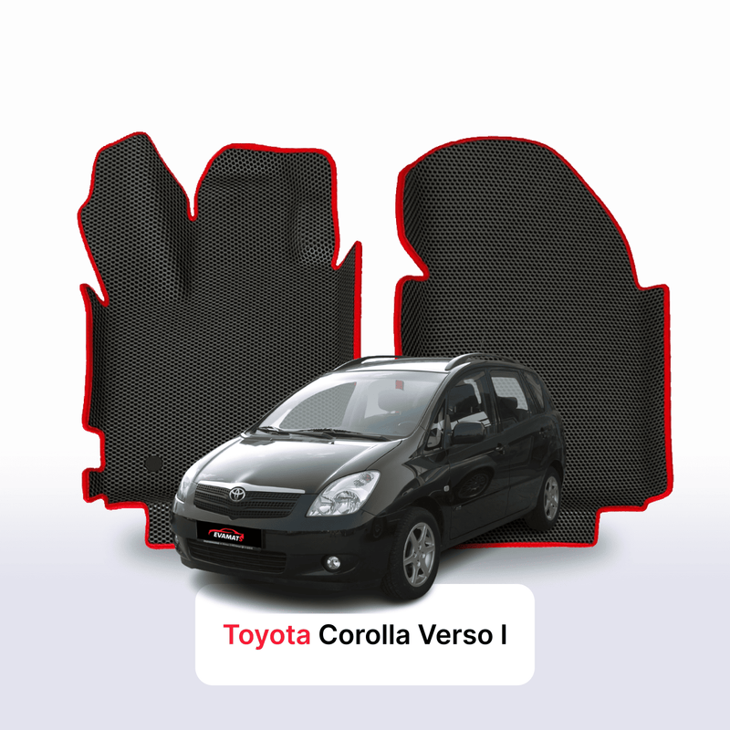 Tappetini 3D EVA per Toyota Corolla Verso 1 gen 2001-2004 anni MONOVOLUME