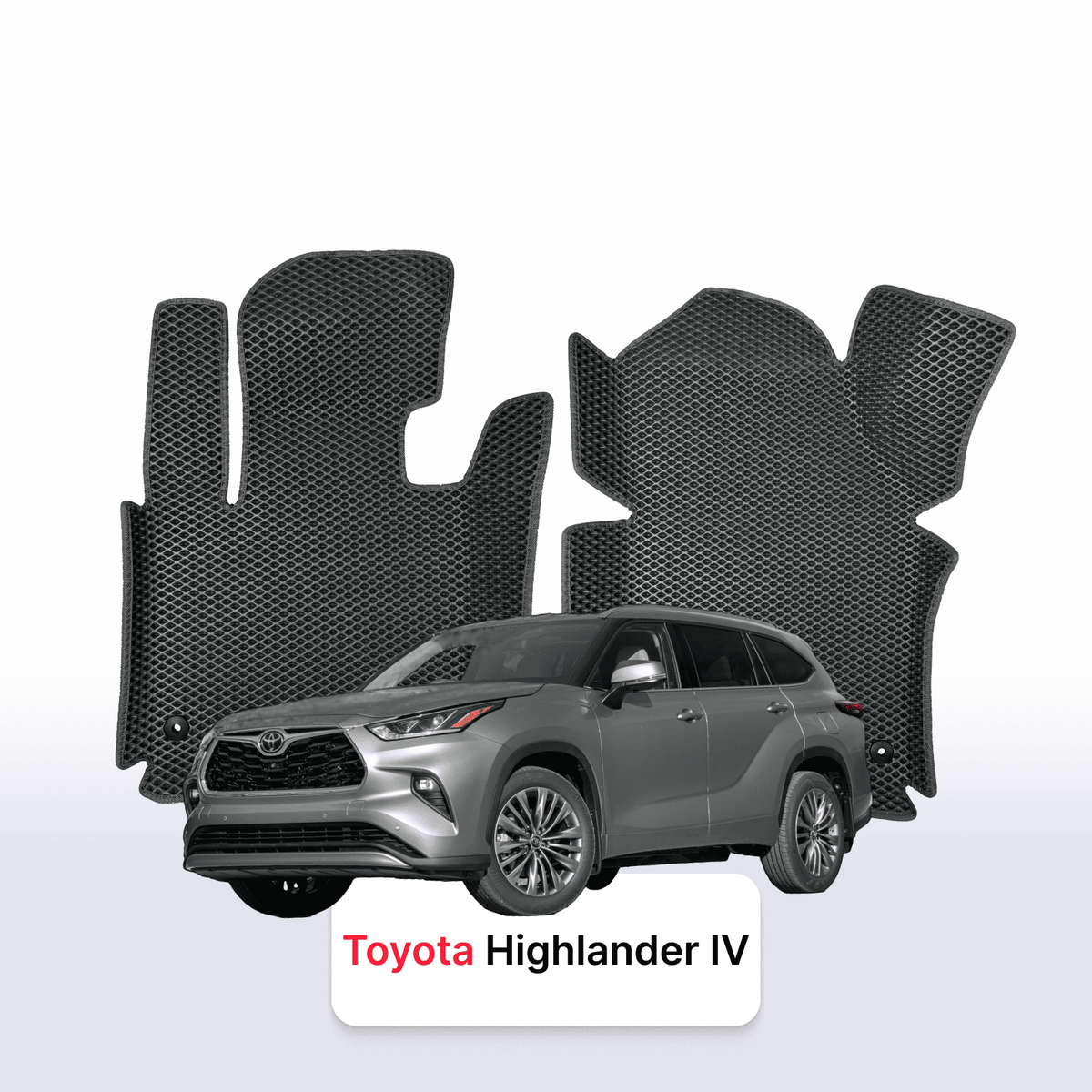 Tappetini 3D EVA per Toyota Highlander 4 gen 2019-2027 anni SUV 5 porte