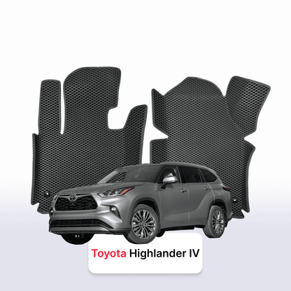 Tappetini 3D EVA per Toyota Highlander 4 gen 2019-2027 anni SUV 5 porte