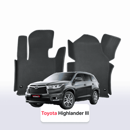 Tappetini 3D EVA per Toyota Highlander 3 gen 2013-2019 anni SUV 5 porte