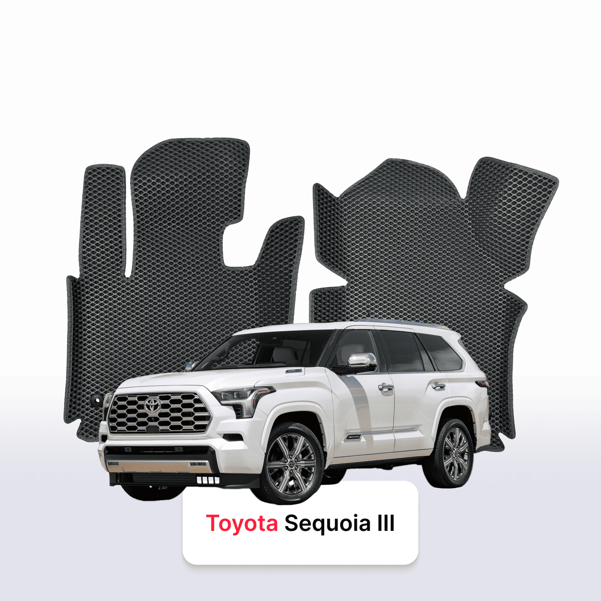 Tappetini 3D EVA per Toyota Sequoia 3 gen 2022-2024 anni SUV