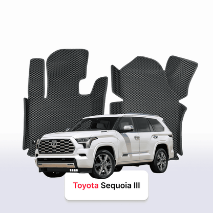 Tappetini 3D EVA per Toyota Sequoia 3 gen 2022-2024 anni SUV
