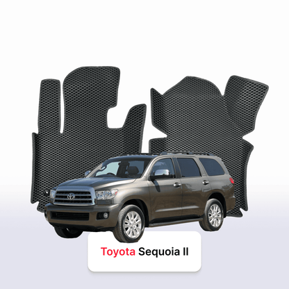 Tappetini 3D EVA per Toyota Sequoia (XK60) 2 gen 2008-2022 anni SUV