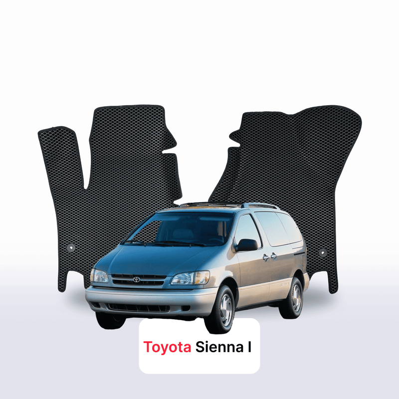 Tappetini 3D EVA per Toyota Sienna 1 gen 1997-2003 anni MONOVOLUME