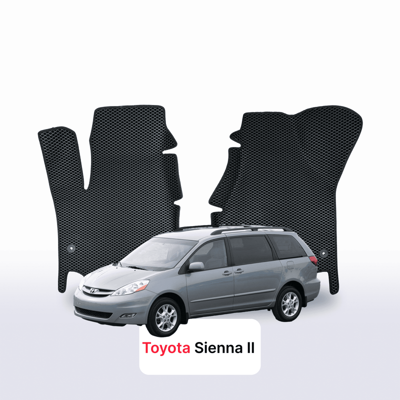 Tappetini 3D EVA per Toyota Sienna 2 gen 2003-2010 anni MONOVOLUME